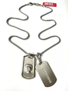 Diesel Cadena Hombre Acero Inoxidable Color Plata EDX1210040 - Imagen 1 de 2