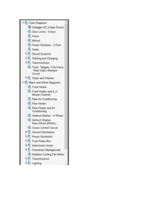 Ford Ranger 1992 Color and Black/White Wiring Diagram L4-140 2.3L 2WD pdf - Picture 1 of 1
