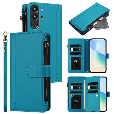 For ZTE nubia RedMagic 10SPro+ Flip Leather Wallet 9 Card Slots Stand Case Cover - Image 1 of 4