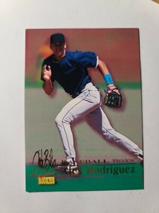 Alex Rodriguez 1996 Signature Rookies Preview Card No. B5
