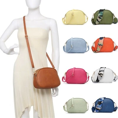 Boutique Smooth shape Woman Synthetic Leather Small Cross Body Shoulder Bag - Image 1 of 4
