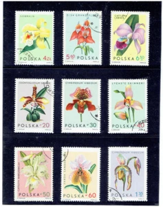 POLAND 1965 Orchids (Flora) FU CV $2.80 - Picture 1 of 1