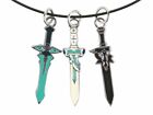 Sword Art Online Halskette mit drei Schwert Anhngern | Dark Repulser Elucidator