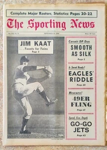 10.09.1966 Sporting News Jim Kaat Cover - Bild 1 von 2