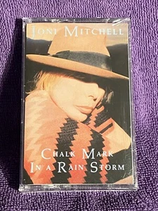 JONI MITCHELL Chalk Mark in a Rain Storm CASSETTE TAPE  *SEALED* - Imagen 1 de 3