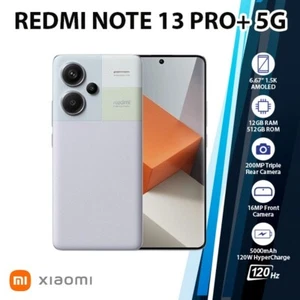 Redmi Note 13 Pro+ Plus 5G Android Cell Phone (White, 12GB+512GB, New) - Picture 1 of 7