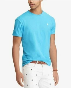 Polo Ralph Lauren Classic Fit Pocket Cotton T Shirt MARGIE BLUE **Choose Sz**NWT - Picture 1 of 7