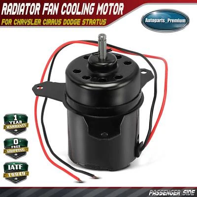 Right Side Radiator Fan Cooling Motor for Chrysler Cirrus Dodge Stratus Plymouth - Image 1 of 4