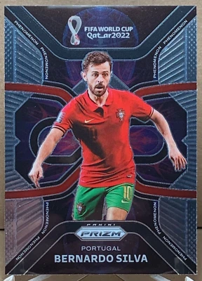 Bernardo Silva 2022 Panini Prizm FIFA World Cup Qatar #22 Phenomenon Prizm - Image 1 of 2