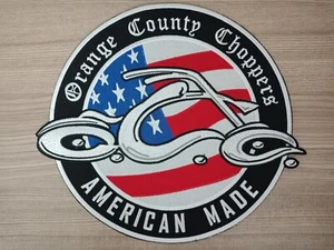 Big Patch Orange County Choppers Biker Embroidered Patch/Sew-on Jacket Jean - Picture 1 of 2