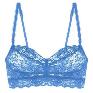 Cosabella Never Say Never Sweetie Bralette Sparta Blue Soft Bra Size S or M - Picture 1 of 1