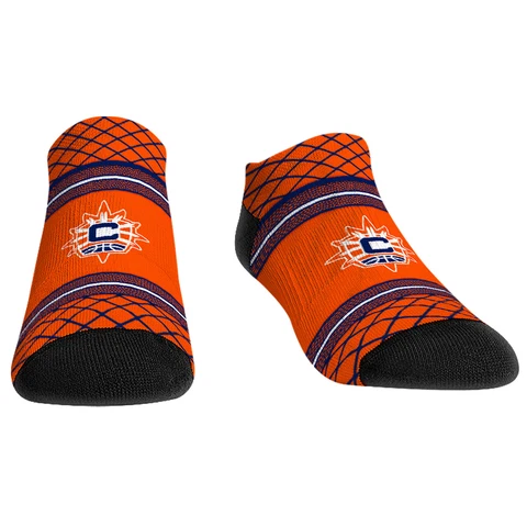 Rock Em Socks Connecticut Sun Net Striped Ankle Socks Cover