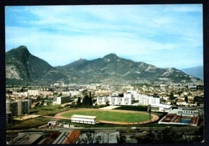 CPSM  --  FONTAINE 38 VUE GENERALE  STADE ET PISCINE MUNICIPALE CIRCULEE EN 1972 - Picture 1 of 1