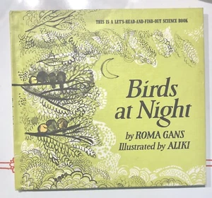 Birds At Night HC Roma Gans Vintage Children 1968 Let's Read Book Club - Picture 1 of 9