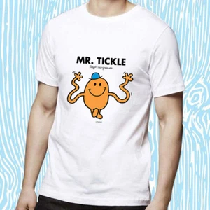 Mr Men T-Shirt Mr Tickle Printed Graphic Tee Adults Short Sleeve Unisex Top - Picture 1 of 26