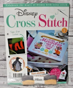 DISNEY HACHETTE cross stitch magazine ISSUE 5 Sealed with threads - Picture 1 of 1