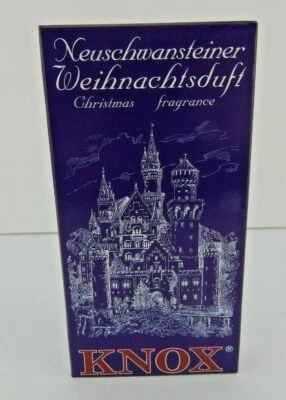 24 Knox Incense Cones Neuschwanstein Castle Gingerbred Pine Cinnamon Vanilla Myr - Image 1 of 4