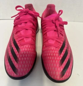 Adidas X Ghosted.1 SG Soft Grass Soccer Cleats Bright Pink Men's Size 7 EUC - Picture 1 of 7