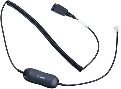 Jabra GN1216 SmartCord - Coiled Headset Cable for Avaya Deskphones - Image 1 of 4