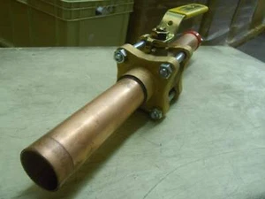 Milwaukee Valvr Co BA350-TE 1-1/4 1-1/4" Kugelhahn mit verlängerten Rohrenden - Bild 1 von 3