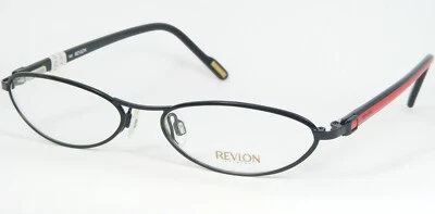 REVLON RV 057 H03 BLACK /RED EYEGLASSES GLASSES METAL FRAME RV057 51-15-140mm - Image 1 of 4
