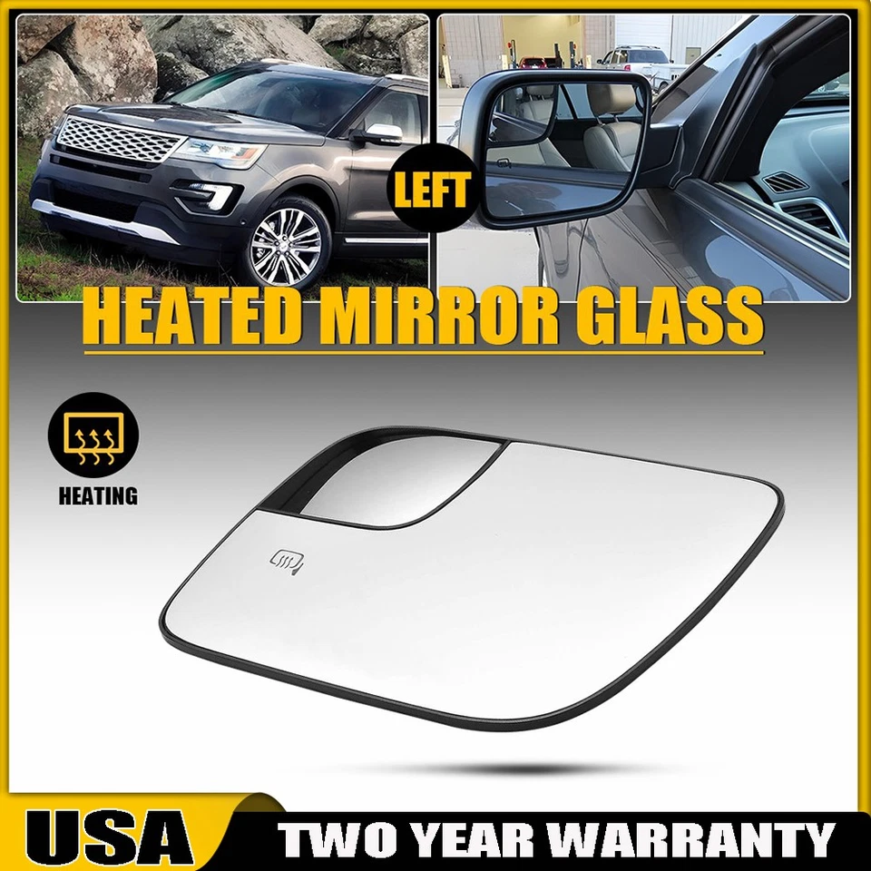 Espejo retrovisor térmico lateral vidrio conductor lado nuevo para Ford Explorer 2011-2019 Foto 1 de 4