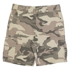 CARHARTT Mens Workwear Shorts Beige Relaxed Camouflage L W36 - Picture 1 of 6