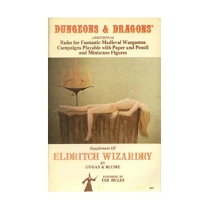 TSR Supplement #3 - Eldritch Wizardry (5th & Later Printings) VG+ - Photo 1 sur 1