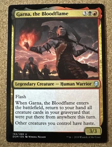 Garna, the Bloodflame [Dominaria] Magic MTG - Picture 1 of 6