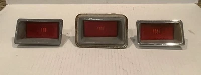 1970-77 Ford Maverick Comet RH and LH (2) Side Rear Marker Light Bezel Assembly - Image 1 of 4