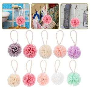 10 piezas accesorios de bolas de baño simuladas miniatura utilería de baño bañera juguetes - Imagen 1 de 12