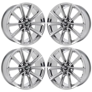 19" Ford Mustang PVD Bright Chrome Wheels-C Rims Factory OEM 10031 Exchange 2... - Picture 1 of 3
