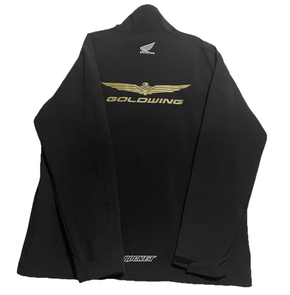 Honda Goldwing Size 2XL Softshell Jacket  Men's Motorcycle Style gold Wing Biker - Image 1 of 4