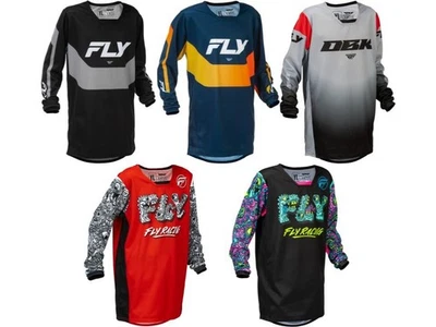 Camiseta deportiva de motocross Fly Racing juvenil Kinetic Mutant DBK MX/ATV niños camisa de montar 26 Foto 1 de 3