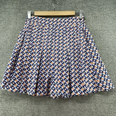 Saia Maeve by Anthropology Feminina Tamanho 0 Multicolorida Casual Plissada Forrada Floral - Imagem 1 de 4