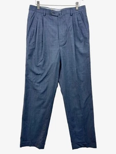 Abito chino Incotex Italy alto comfort super anni 100 pantaloni adatto uomo taglia 30" vita - Foto 1 di 12