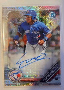 2019 Vladimir Guerrero Jr Bowman Chrome Mega Box Auto Card Toronto Blue Jay's - Bild 1 von 2
