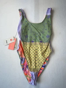 Maaji Womens Reversible One Piece 2 Styles Swimsuit Size Large NWT - Picture 1 of 7
