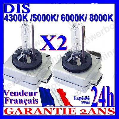 2 AMPOULES D1S 35W 12V LAMPES DE RECHANGE REMPLACEMENT FEU XENON KIT HID 6000K - Image 1 of 3