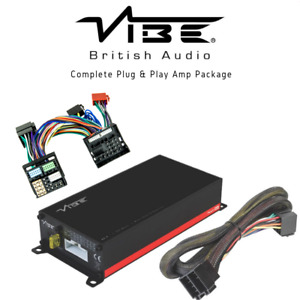 Vibe VW PowerBox 65.4M V7 260W RMS Class D 4 Ch Amp +  Harness Plug & Play