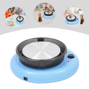 Mini Rectificadora Cerámica Azul 60W Velocidad Ajustable Producción Artesanal - Imagen 1 de 12