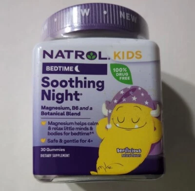 Gominolas Natrol Kids calmantes nocturnas sin melatonina bayas 30 unidades Foto 1 de 4