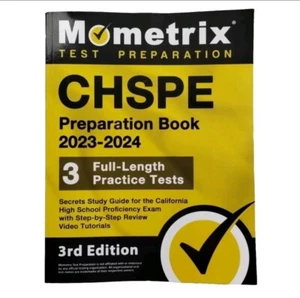 Mometrix CHSPE Test Preparation Book 2023-2024 3rd Edition Study Guide Practice - Picture 1 of 2