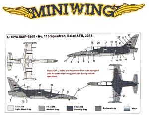 1/144 Modern Trainer : Aero L-159A ALCA [IRAQ] #mini324 : MINIWING - Picture 1 of 4