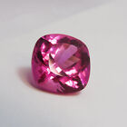 Natural Pink Square Cushion Cut 22.50 Ct CERTIFIED Loose Gems Sapphire Ring Size