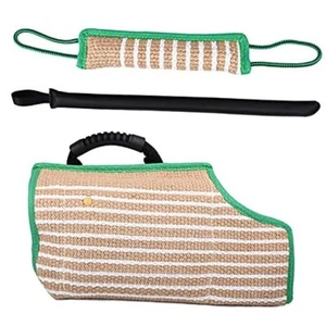 Dog Tug Toy Jute Dog Training Bite Pillow, Best for Tug of War, K9, Style 2 - Picture 1 of 7