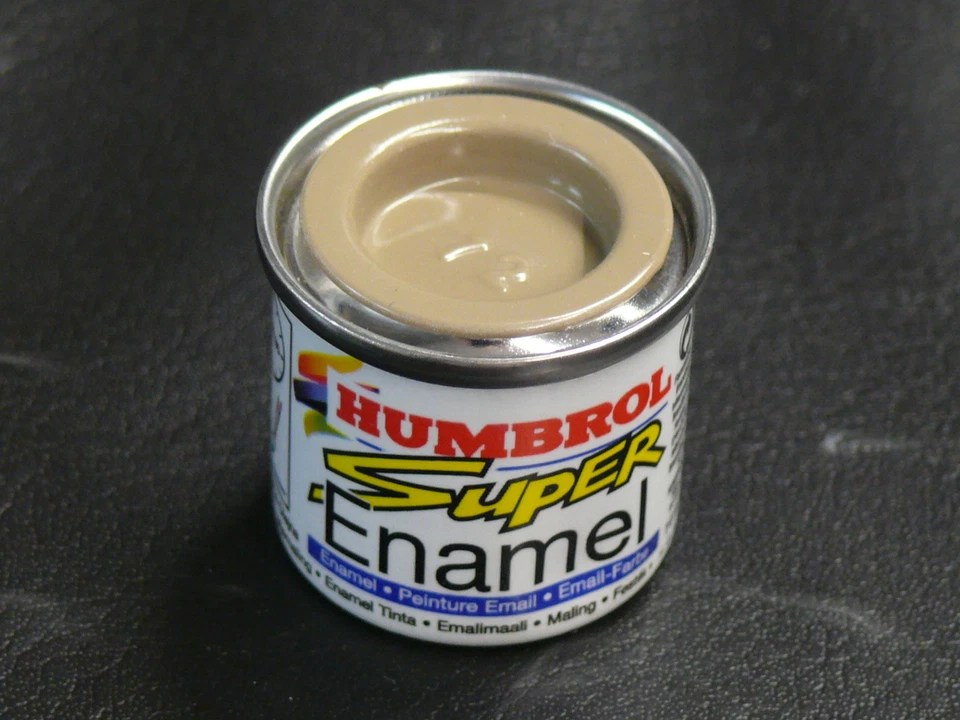 HUMBROL SUPER ENAMEL : N° 72 KHAKI DRILL MATT - 14ml - NEUF