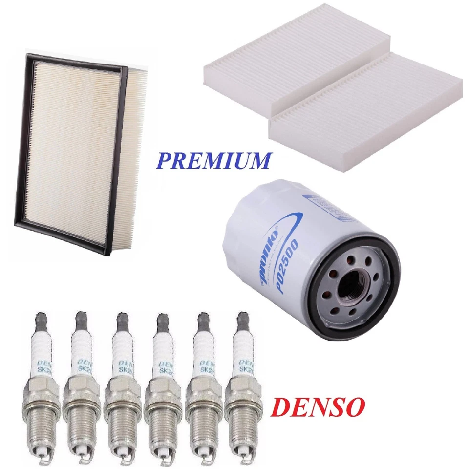 Kit de puesta a punto aire aceite filtros combustible bujía para MAZDA MILLENIA V6 2,3 L 1995-2002 Foto 1 de 1