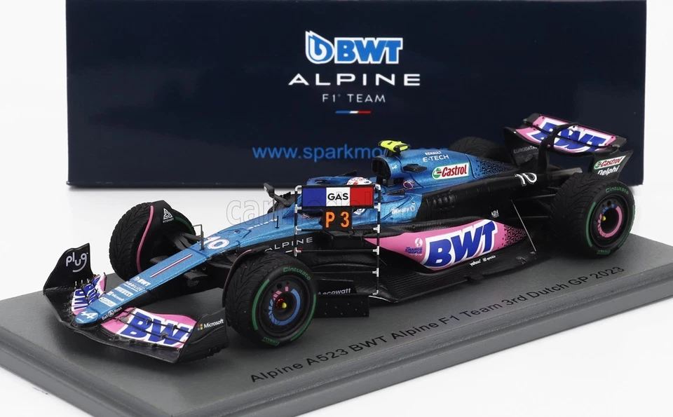 1/43 SPARK-MODEL - ALPINE - F1  A523 TEAM BWT ALPINE N 10 3rd DUTCH GP 2023 S892 - Immagine 1 di 1