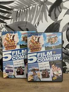 ☀️ 5 Film Collection Comedy DVD- Blazing Saddles, Caddyshack, Ace Ventura - Picture 1 of 2